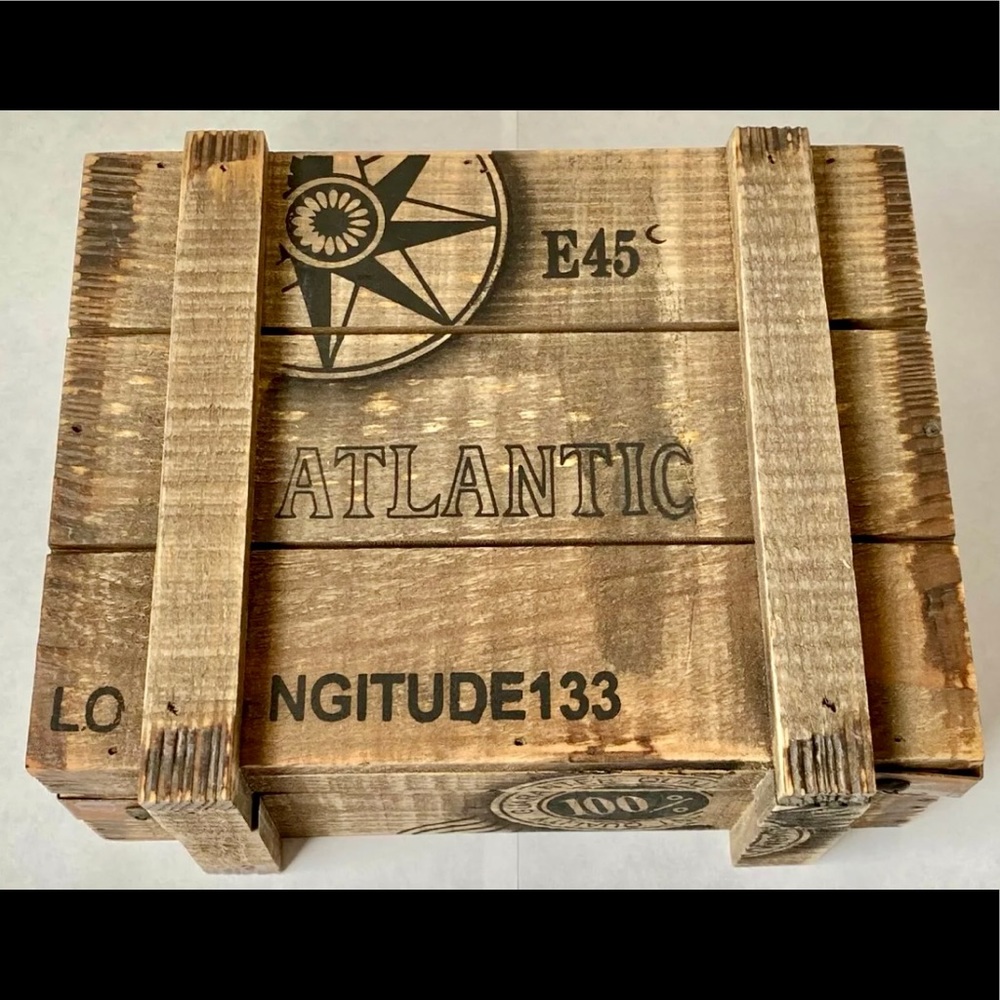 Nautical Wood Box - New